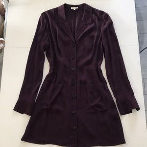 Wilfred Deep Purple Long Sleeve Dress